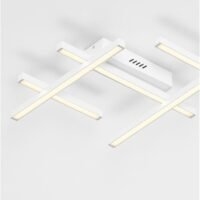 Plafonieră LED albă PACE Nova Luce 42W 3000K dimabilă