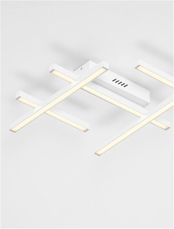 Plafonieră LED albă PACE Nova Luce 42W 3000K dimabilă