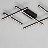 9002060_5 Plafonieră minimalistă liniară PACE Nova Luce LED 63W 3000K, dimabilă, negru