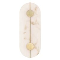 Aplică imitație marmură Aider - Nova Luce LED 19W 3000K IP20