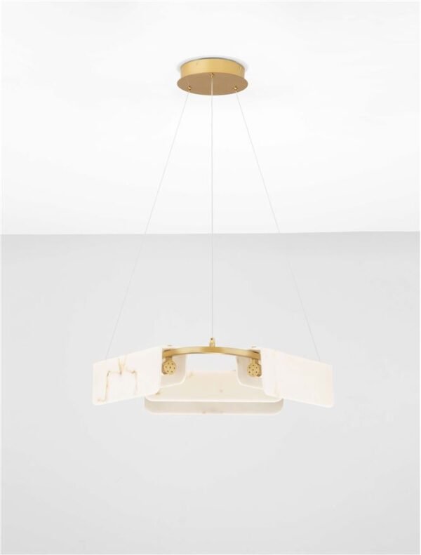 Lustră imitație marmură Aider - Nova Luce LED 34W 3000K IP20 dimabilă Lustră imitație marmură Aider - Nova Luce LED 34W 3000K IP20 dimabilă