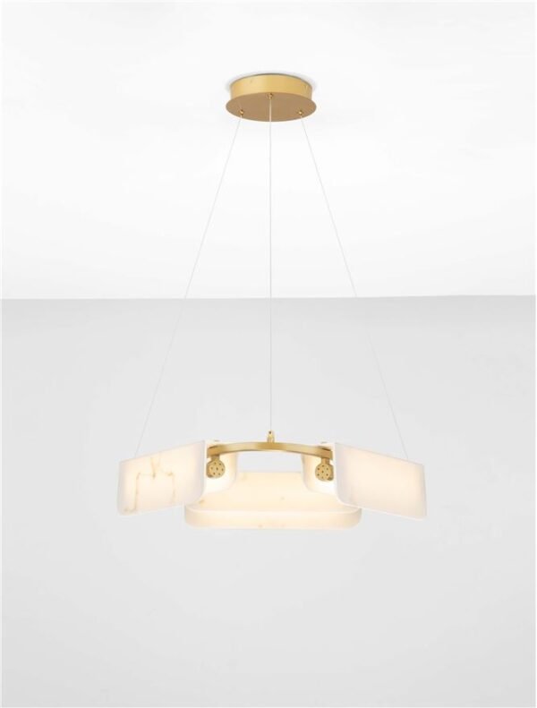 9019758_4 Lustră imitație marmură Aider - Nova Luce LED 34W 3000K IP20 dimabilă