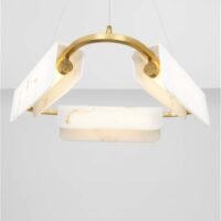 9019758_5 Lustră imitație marmură Aider - Nova Luce LED 34W 3000K IP20 dimabilă
