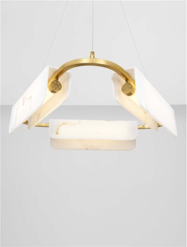 9019758_5 Lustră imitație marmură Aider - Nova Luce LED 34W 3000K IP20 dimabilă