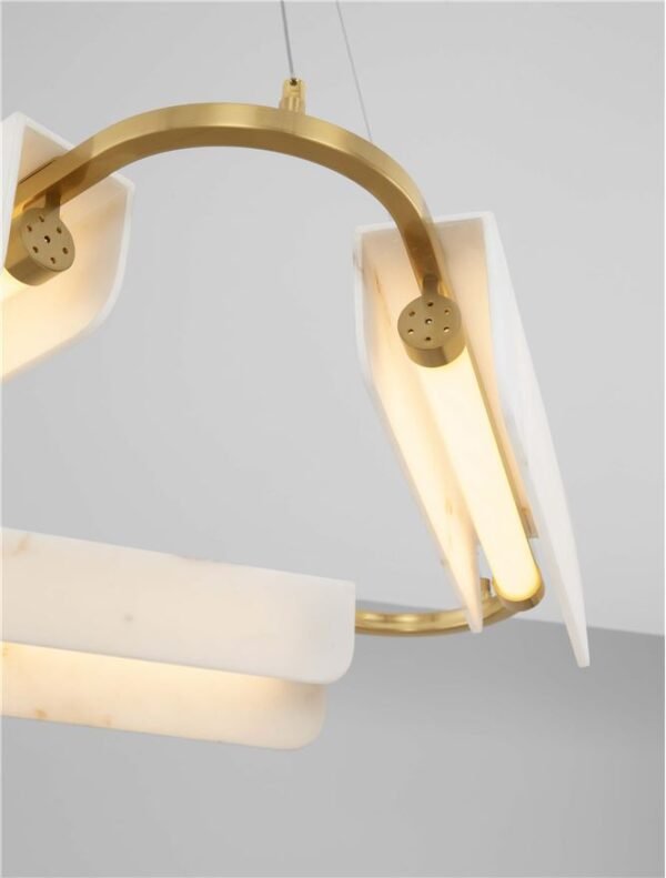 9019758_6 Lustră imitație marmură Aider - Nova Luce LED 34W 3000K IP20 dimabilă