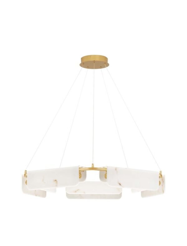 Lustră imitație marmură Aider - Nova Luce LED 45W 3000K IP20 dimabilă