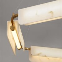 Lustră imitație marmură Aider - Nova Luce LED 45W 3000K IP20 dimabilă