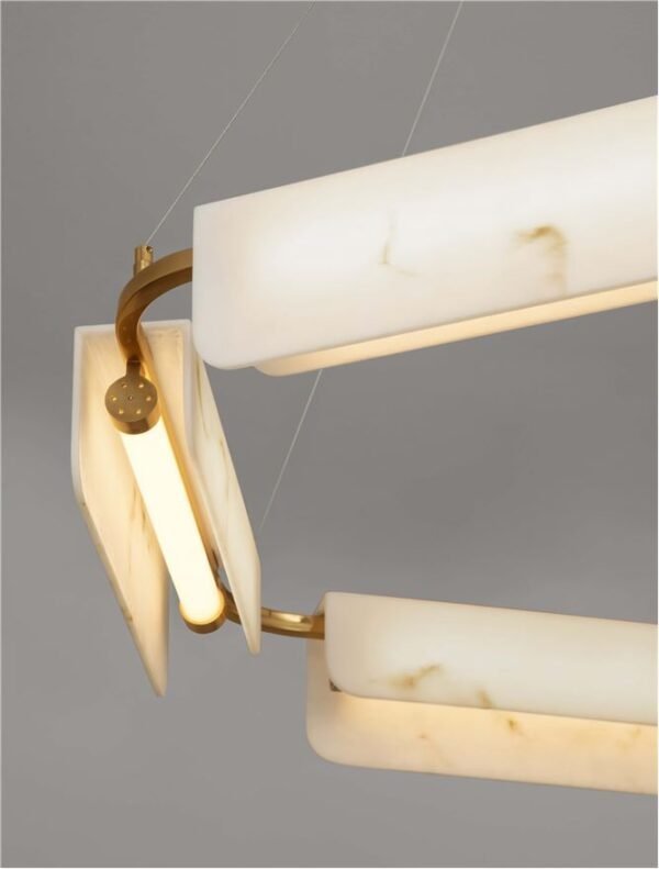 Lustră imitație marmură Aider - Nova Luce LED 45W 3000K IP20 dimabilă