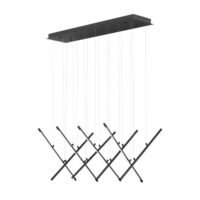 Pendul LED ELETTRA Nova Luce 5W 3000K IP20 negru Pendul LED ELETTRA Nova Luce 5W 3000K IP20 negru