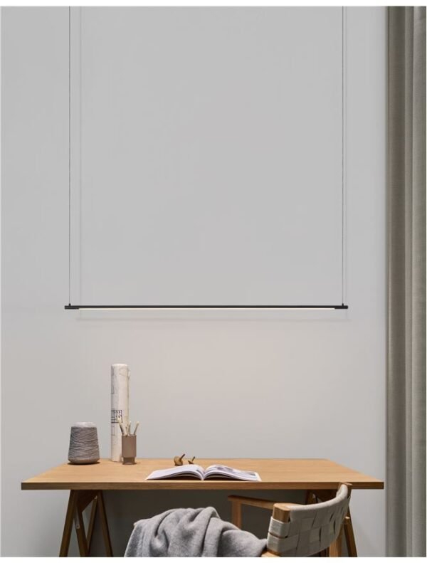 Pendul LED ELETTRA Nova Luce 20W 3000K IP20 dimabil negru Pendul LED ELETTRA Nova Luce 20W 3000K IP20 dimabil negru