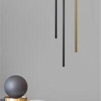 Pendul LED ELETTRA Nova Luce 5W 3000K IP20 negru