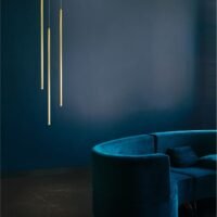 Pendul LED auriu ELETTRA Nova Luce 5W 3000K IP20 Pendul LED auriu ELETTRA Nova Luce 5W 3000K IP20