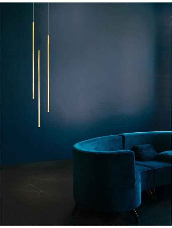 Pendul LED auriu ELETTRA Nova Luce 5W 3000K IP20 Pendul LED auriu ELETTRA Nova Luce 5W 3000K IP20