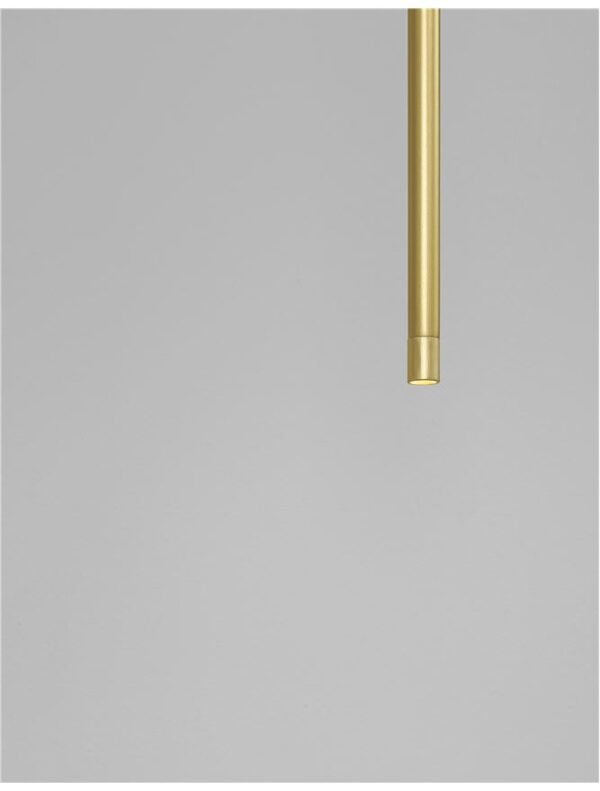 Pendul LED auriu ELETTRA Nova Luce 5W 3000K IP20 Pendul LED auriu ELETTRA Nova Luce 5W 3000K IP20