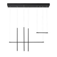 Lustră suspendată ELETTRA Nova Luce LED 20W 3000K IP20 negru Lustră suspendată ELETTRA Nova Luce LED 20W 3000K IP20 negru