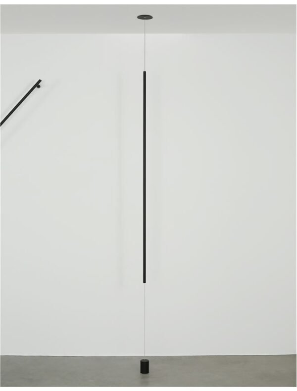 Pendul încastrat în tavan și prins în podea ELETTRA Nova Luce LED 20W 3000K IP20 negru