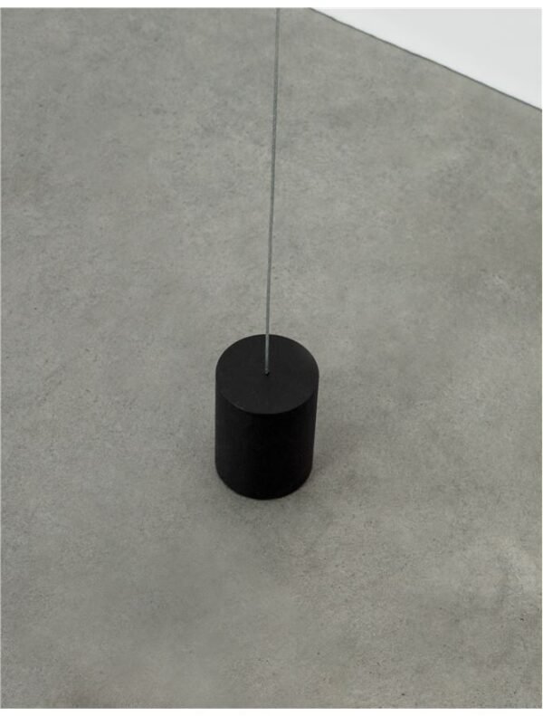 Pendul încastrat în tavan și prins în podea ELETTRA Nova Luce LED 20W 3000K IP20 negru