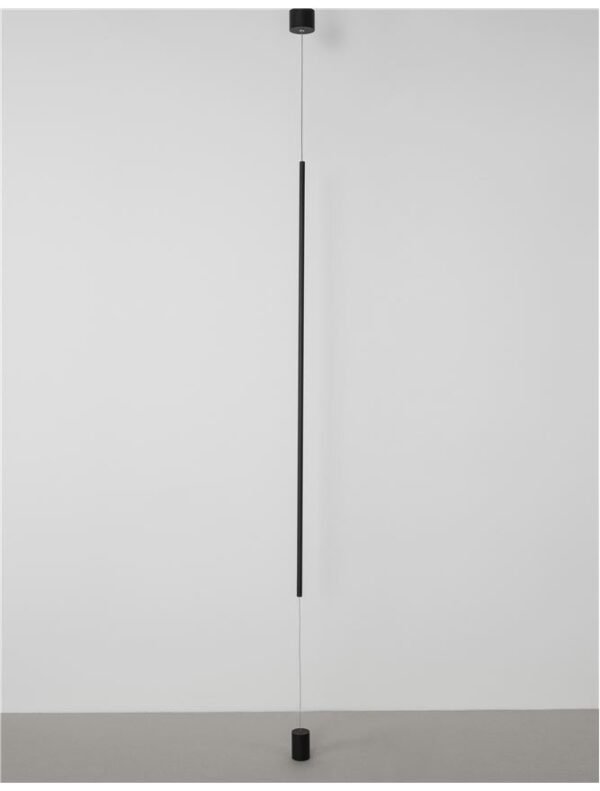 Pendul prins și în podea ELETTRA Nova Luce LED 20W 3000K IP20 negru Pendul prins și în podea ELETTRA Nova Luce LED 20W 3000K IP20 negru