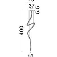 Lustră suspendată cu globuri PERLA Nova Luce LED 207W 3000K IP20 dimabil cu telecomandă inclusă crom Lustră suspendată cu globuri PERLA Nova Luce LED 207W 3000K IP20 dimabil cu telecomandă inclusă crom