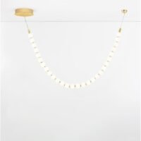 9186955_4 Lustră suspendată cu globuri PERLA Nova Luce LED 48W 3000K IP20 dimabilă auriu
