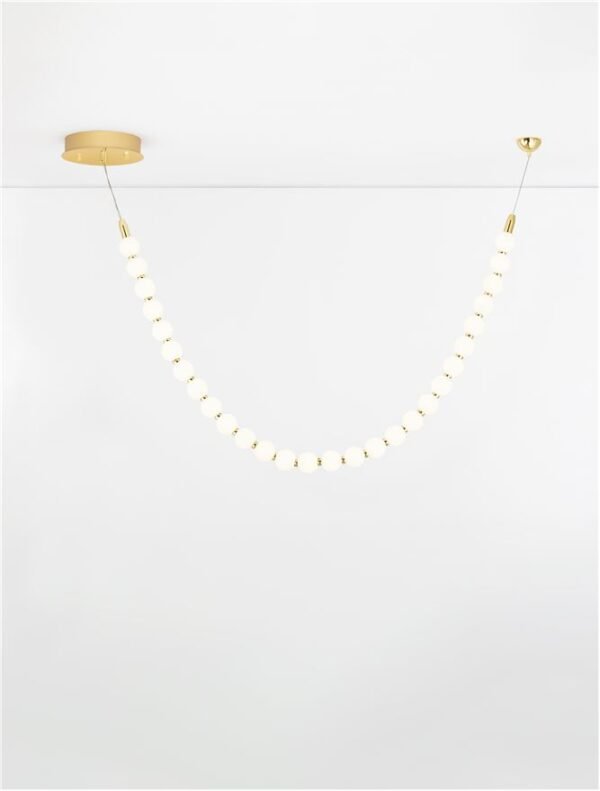 9186955_4 Lustră suspendată cu globuri PERLA Nova Luce LED 48W 3000K IP20 dimabilă auriu