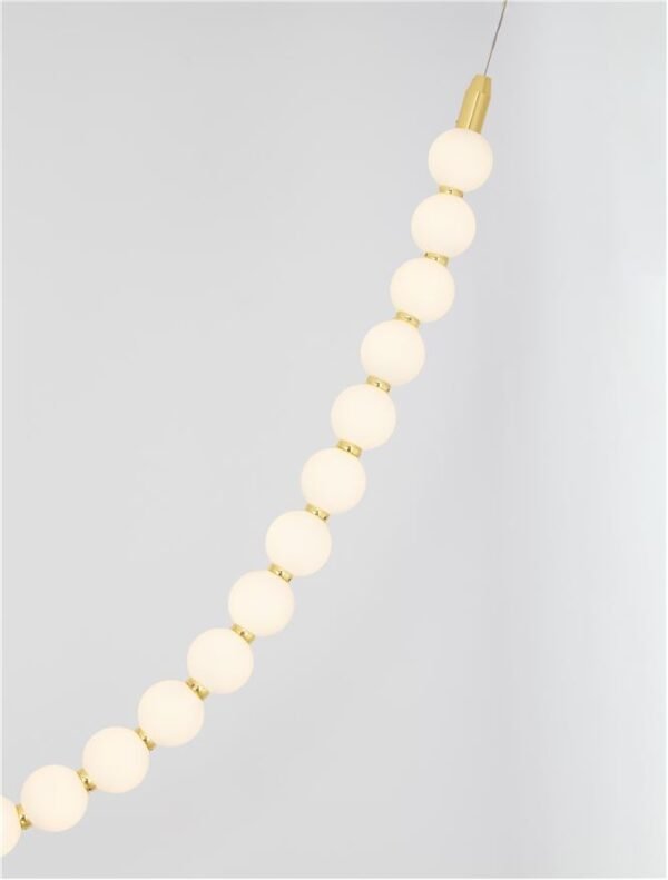 9186955_5 Lustră suspendată cu globuri PERLA Nova Luce LED 48W 3000K IP20 dimabilă auriu
