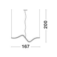 Lustră suspendată cu globuri PERLA Nova Luce LED 98W 3000K IP20 dimabil cu telecomandă inclusă Lustră suspendată cu globuri PERLA Nova Luce LED 98W 3000K IP20 dimabil cu telecomandă inclusă