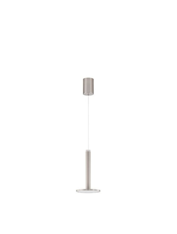 Pendul gri (nichel) PALENCIA Nova Luce LED 11W 3000K IP20 Pendul gri (nichel) PALENCIA Nova Luce LED 11W 3000K IP20