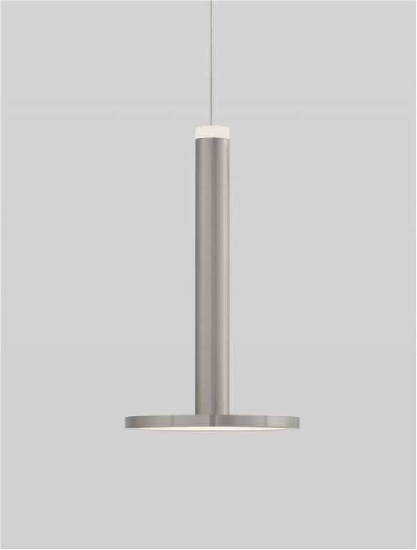 Pendul gri (nichel) PALENCIA Nova Luce LED 11W 3000K IP20 Pendul gri (nichel) PALENCIA Nova Luce LED 11W 3000K IP20