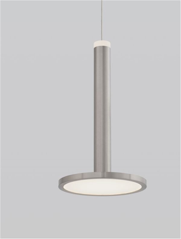 Pendul gri (nichel) PALENCIA Nova Luce LED 11W 3000K IP20 Pendul gri (nichel) PALENCIA Nova Luce LED 11W 3000K IP20