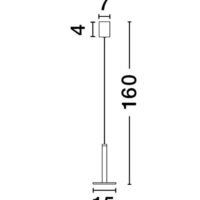 Pendul alb mat PALENCIA Nova Luce LED 11W 3000K IP20 Pendul alb mat PALENCIA Nova Luce LED 11W 3000K IP20