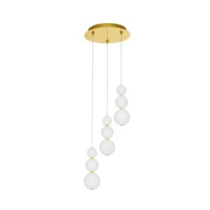 Lustră tip pendul cu globuri PERLA Nova Luce LED 23W 3000K IP20 dimabil