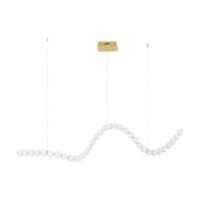 Lustră suspendată cu globuri PERLA Nova Luce LED 98W 3000K IP20 dimabil cu telecomandă inclusă