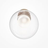 Aplică aurie cu glob transparent Maytoni Basic Form G9x1 20W D20 2 Aplică aurie cu glob transparent Maytoni Basic Form G9x1 20W D20