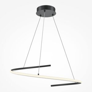 Lustră LED Maytoni Curve 31W 3000K-4000K negru