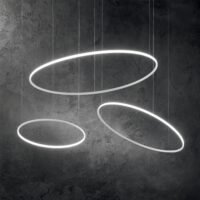 Lustră LED vopsită în câmp electrostatic HULAHOOP Ideal Lux D061 28W 3000k 1 Lustră LED vopsită în câmp electrostatic HULAHOOP Ideal Lux D061 28W 3000k