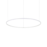 Lustră LED vopsită în câmp electrostatic HULAHOOP Ideal Lux D100 46W 3000k