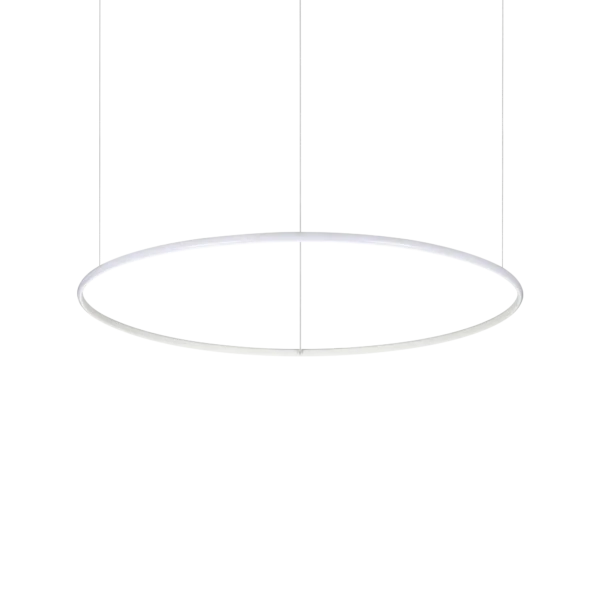 Lustră LED vopsită în câmp electrostatic HULAHOOP Ideal Lux D100 46W 3000k