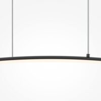 Lustră Maytoni Curve LED 15W 3000K-4000K negru 4 Lustră Maytoni Curve LED 15W 3000K-4000K dimabilă negru
