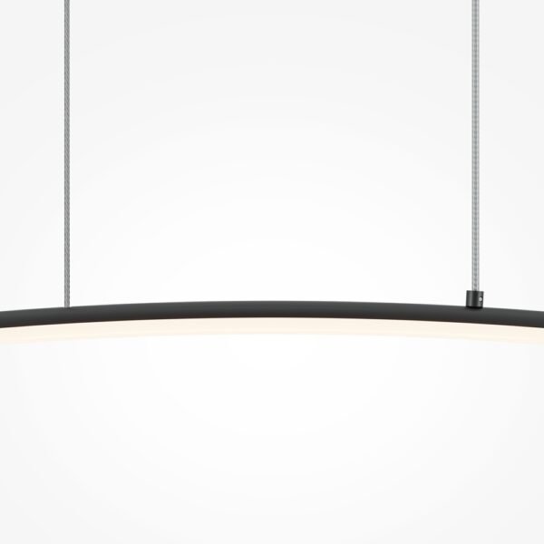 Lustră Maytoni Curve LED 15W 3000K-4000K negru 4 Lustră Maytoni Curve LED 15W 3000K-4000K dimabilă negru