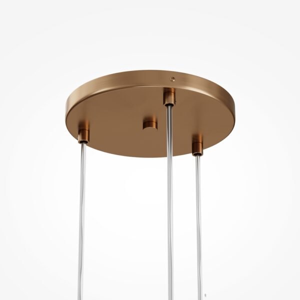 Lustră aurie cu globuri transparente Maytoni Basic Form G9x3 20W 4 Lustră aurie cu globuri transparente Maytoni Basic Form G9x3 20W