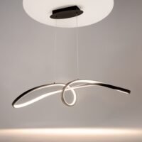 Lustră living Maytoni Curve LED 42W 4000K negru 1 Lustră living Maytoni Curve LED 42W 4000K negru