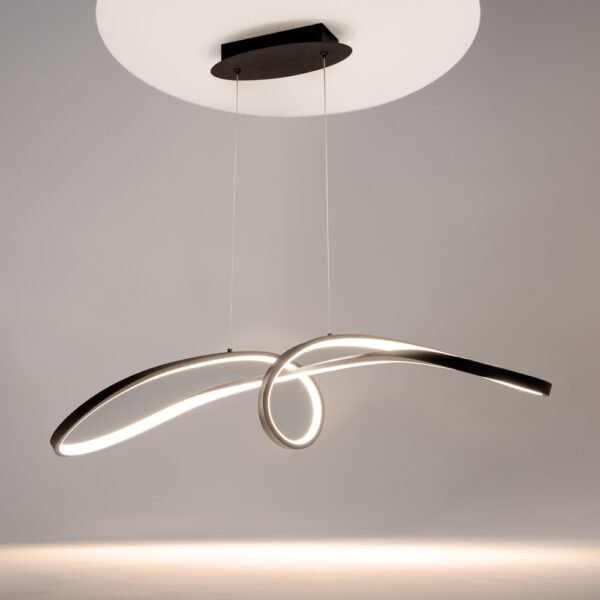 Lustră living Maytoni Curve LED 42W 4000K negru 1 Lustră living Maytoni Curve LED 42W 4000K negru