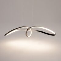 Lustră living Maytoni Curve LED 42W 4000K negru 2 Lustră living Maytoni Curve LED 42W 4000K negru