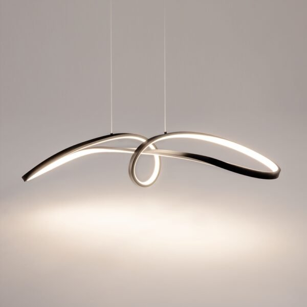 Lustră living Maytoni Curve LED 42W 4000K negru 2 Lustră living Maytoni Curve LED 42W 4000K negru