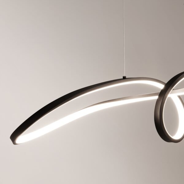 Lustră living Maytoni Curve LED 42W 4000K negru 4 Lustră living Maytoni Curve LED 42W 4000K negru