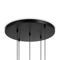 Lustră neagră cu globuri Maytoni Basic Form E14x5 40W 6 Lustră neagră cu globuri Maytoni Basic Form E14x5 40W