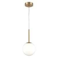 Pendul auriu cu glob alb Maytoni Basic Form E14x1 40W D150 3 Pendul auriu cu glob alb Maytoni Basic Form E14x1 40W D150