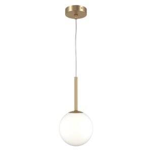 Pendul auriu cu glob alb Maytoni Basic Form E14x1 40W D150 3 Pendul auriu cu glob alb Maytoni Basic Form E14x1 40W D150