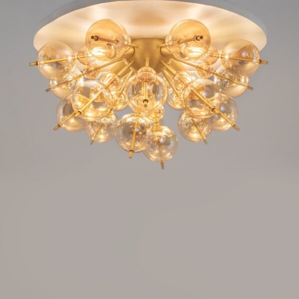 plafoniera maytoni bolla 2 Plafonieră cu globuri Maytoni Bolla E27x4 60W IP20 alamă-chihlimbar